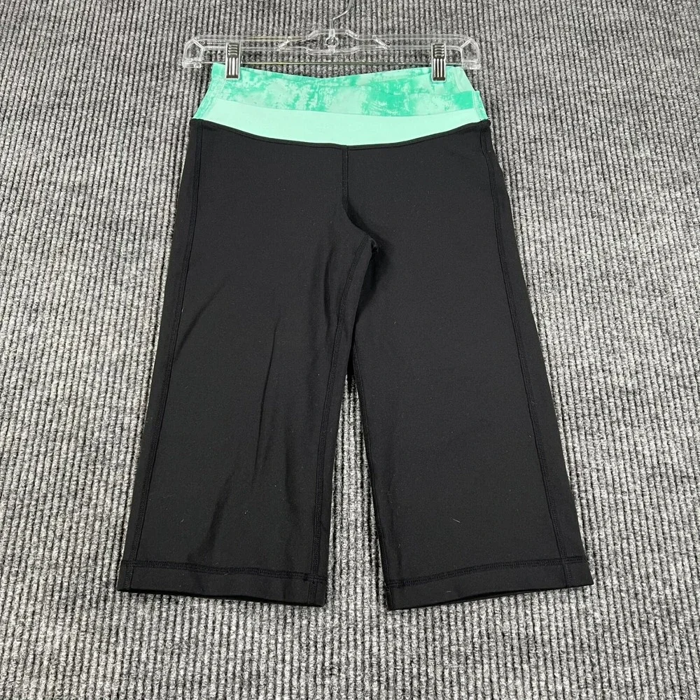 Lululemon Leggings Womens 4 Black Workout Activewear Casual Gym Run Yoga